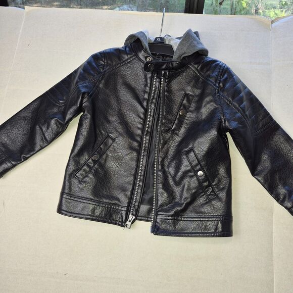 Art Class 4T Hooded Black Jacket with 3 Pockets Front Cotton & Polyester Blend. - Picture 1 of 8